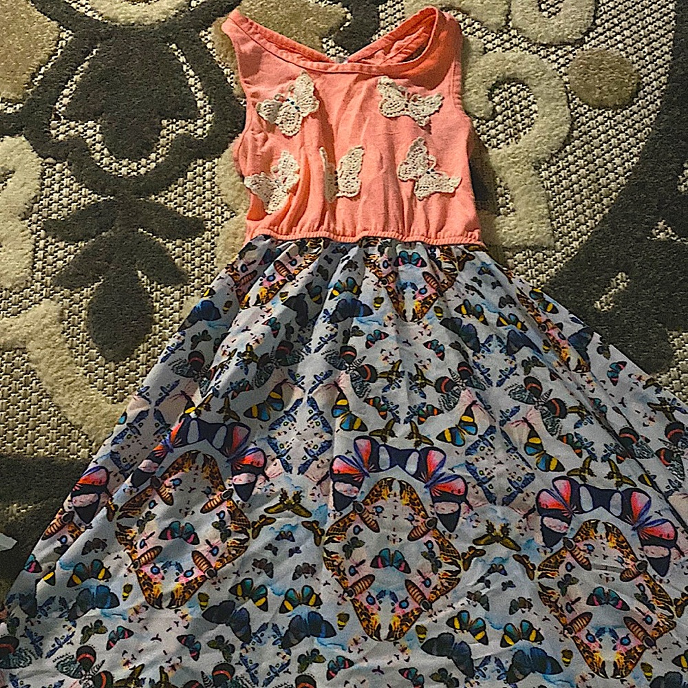 This is a butterfly dress